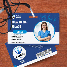 Badges d'identification personnalisés pour hôpitau