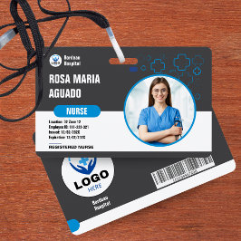 Badges d'identification personnalisés pour hôpitau