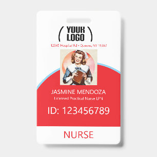 badges d'infirmière médecin Employé de l'hôpital M