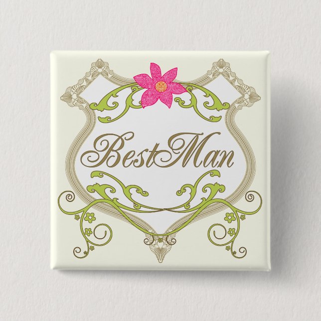 Badges Mariages BestMan (Devant)