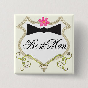 Badges Mariages BestMan BowTie