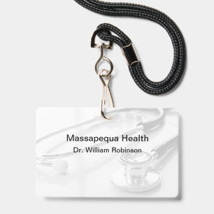 Badges nominatifs pour le personnel médical avec c