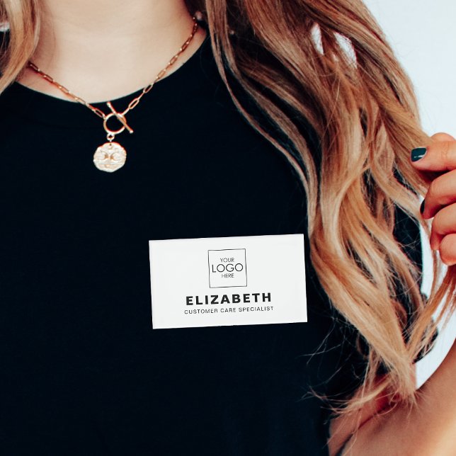 Badges Professionnels Personnalisés Avec Logo (Créateur téléchargé)