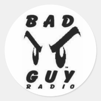 Badguylogo Runder Aufkleber