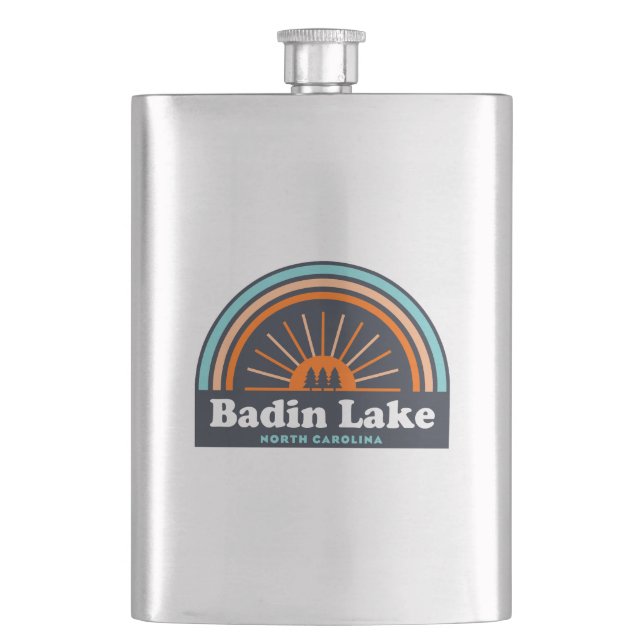 Badiersee North Carolina Rainbow Flachmann (Vorderseite)