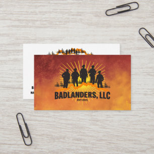 Badlanders LLC Business Card Visitenkarte