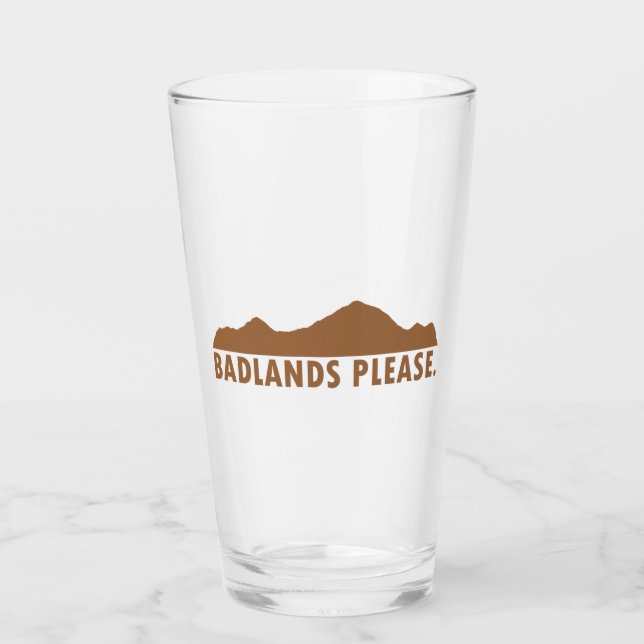 Badlands bitte glas (Vorderseite)
