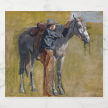 Badlands, Cowboy Horse Old West Thomas Eakins