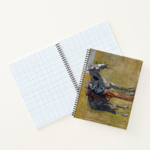 Badlands, Cowboy Horse Old West Thomas Eakins Notizbuch