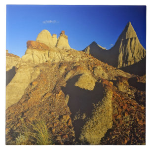 Badlands-Formationen im Dinosaur Provincial Park 6 Fliese
