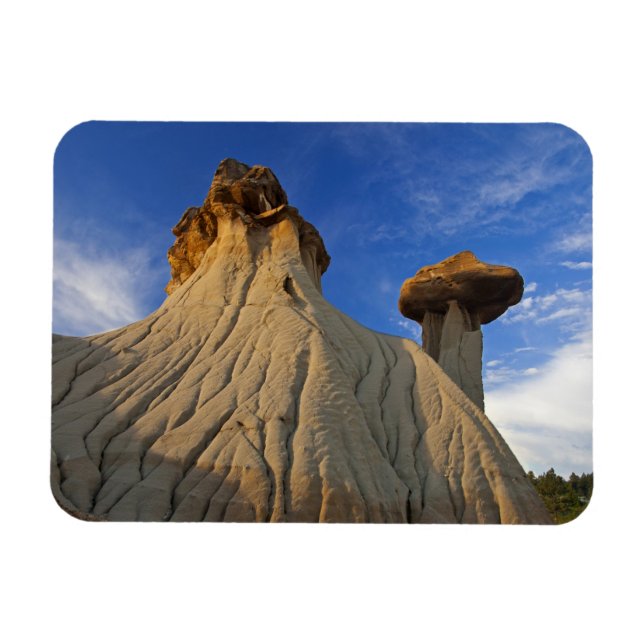 Badlands Formationen im Makoshika Staat Park in Magnet (Horizontal)