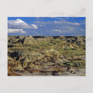 Badlands-Formationen im Provinzpark Dinosaur 4 Postkarte