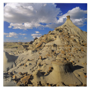 Badlands im Dinosaur Provincial Park in Alberta, 3 Fliese