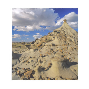 Badlands im Dinosaur Provincial Park in Alberta, 3 Notizblock