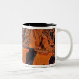 Badlands im Theodore-Roosevelt-Nationalpark Zweifarbige Tasse