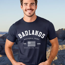 Badlands National Park Desert Landscape T-Shirt