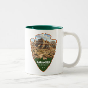 Badlands National Park Pfeilspitze Zweifarbige Tasse