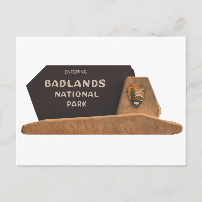 Badlands National Park Postkarte (Vorderseite)