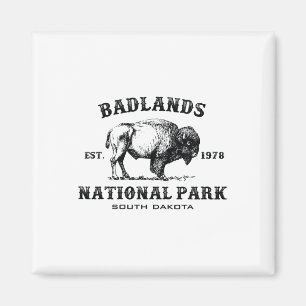 Badlands National Park South Dakota Amerikanischer Magnet
