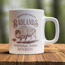 Badlands National Park South Dakota Funny Travel Kaffeetasse