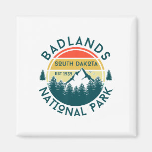 Badlands National Park South Dakota Wandern Natur Magnet