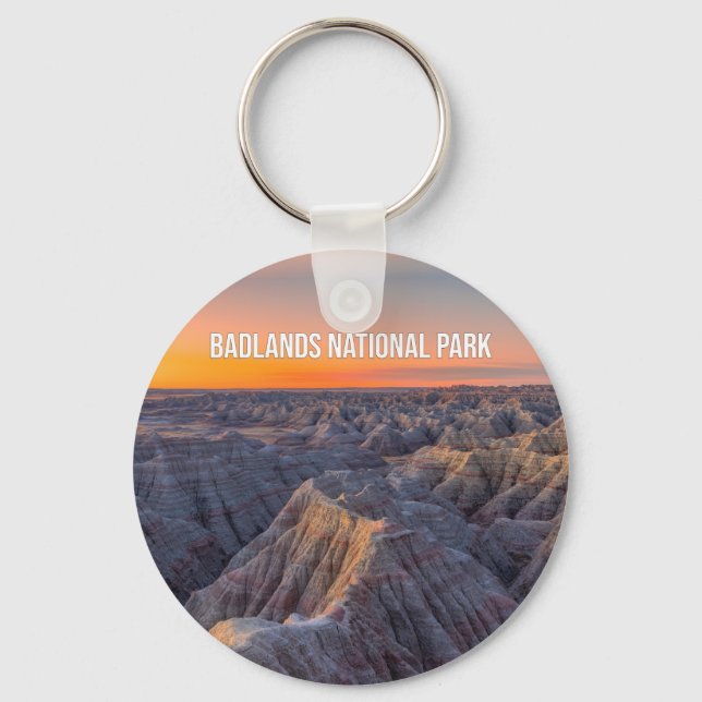 Badlands National Park Souvenir Schlüsselanhänger (Vorderseite)
