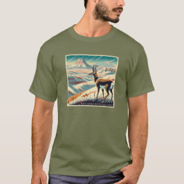 Badlands National Park Winter Souvenir Geschenk T-Shirt
