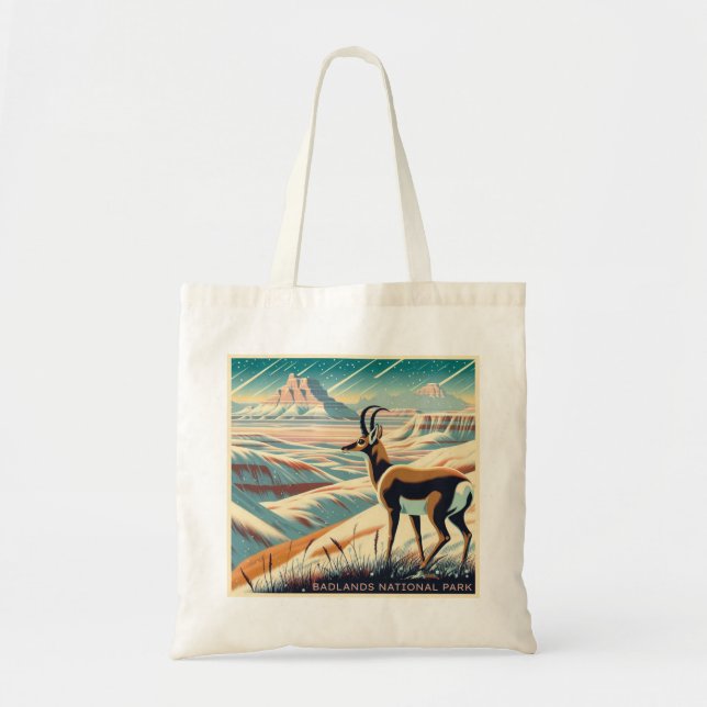 Badlands National Park Winter Souvenir Geschenk Tragetasche (Vorne)