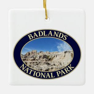 Badlands-Nationalpark in Süddakota Keramikornament
