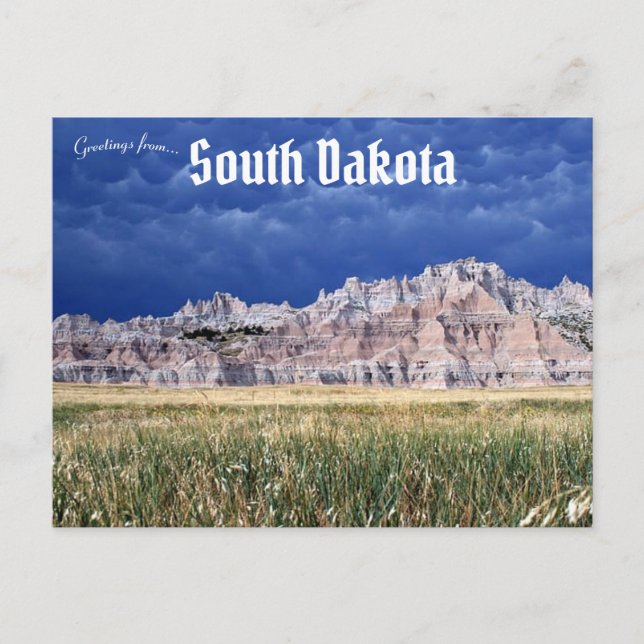 Badlands-Nationalpark in Süddakota Postkarte (Vorderseite)
