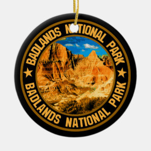 Badlands-Nationalpark Keramik Ornament