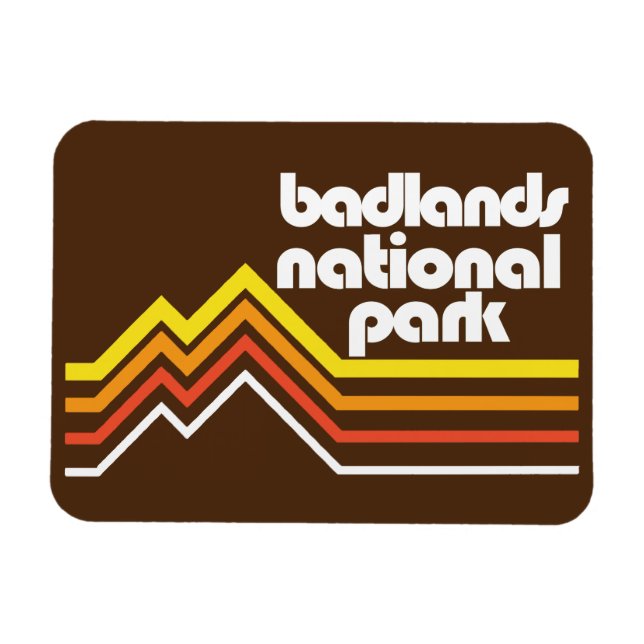 Badlands-Nationalpark Magnet (Horizontal)