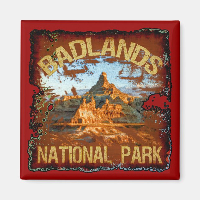 Badlands-Nationalpark Magnet (Vorne)