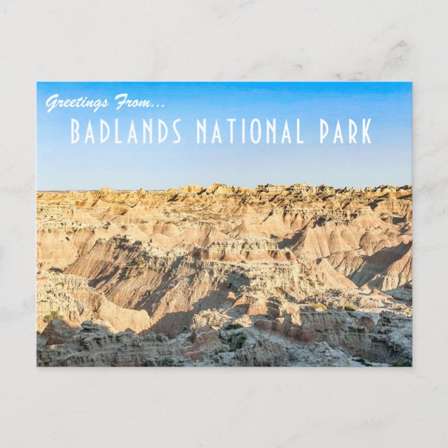 Badlands Nationalpark Postcard Postkarte (Vorderseite)