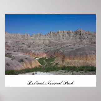 Badlands-Nationalpark Poster