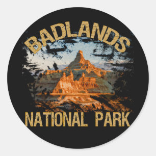 Badlands-Nationalpark Runder Aufkleber