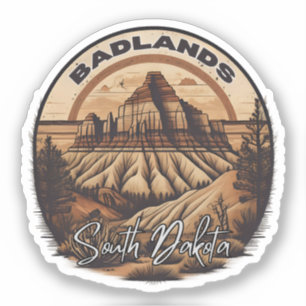 Badlands Nationalpark Süd Dakota Aufkleber