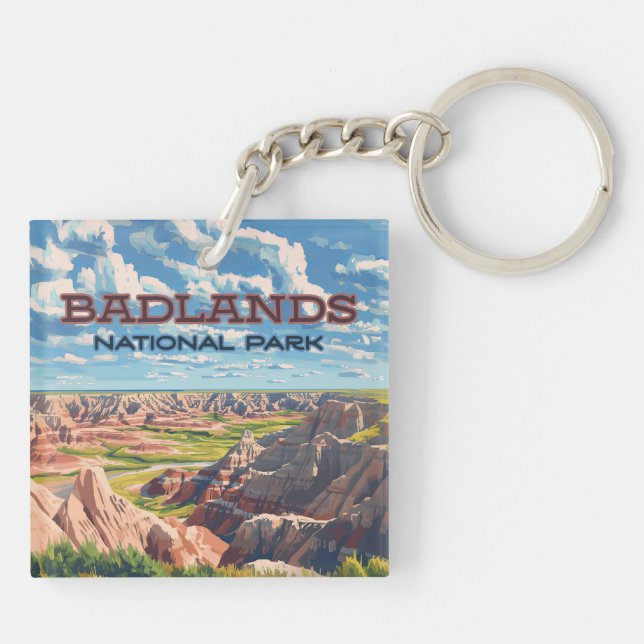 Badlands Nationalpark Süddalmatien Schlüsselanhänger (Rückseite)