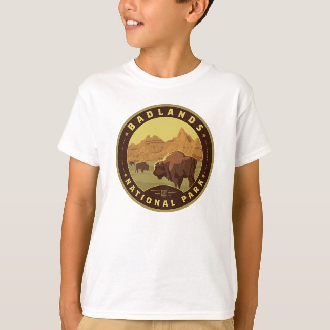 Badlands-Nationalpark T-Shirt (Vorderseite)