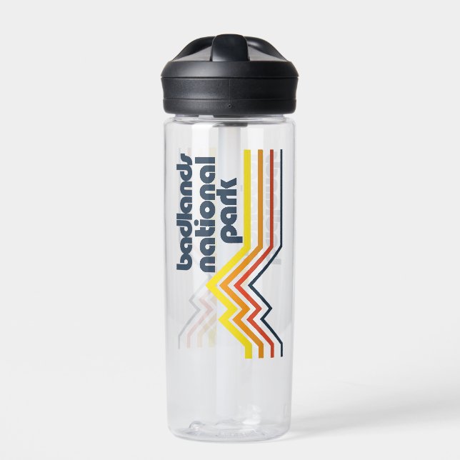 Badlands-Nationalpark Trinkflasche (Vorderseite)
