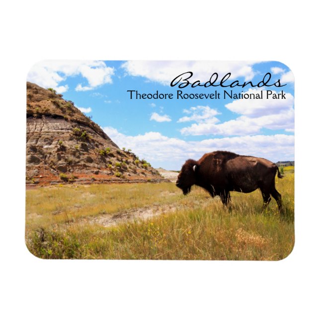 Badlands of North Dakota Magnet (Horizontal)