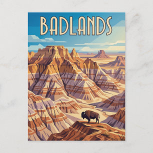 Badlands Postkarte