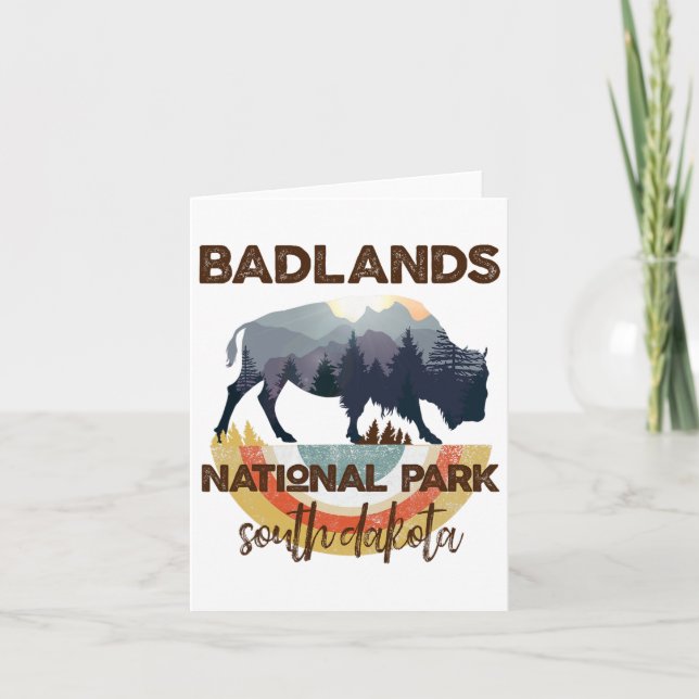 Badlands South Dakota Shirt San Salvatore - der Zu Karte (Vorderseite)