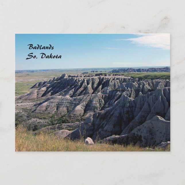 Badlands, Süddakota Postkarte (Vorderseite)