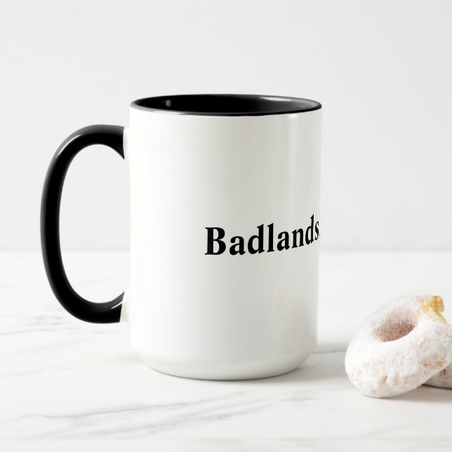 Badlands-Tasse Tasse (Mit Donut)