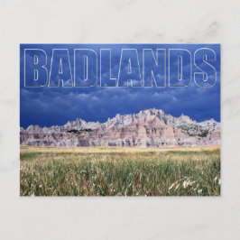 Badlands und Prairie South Dakota Postkarte