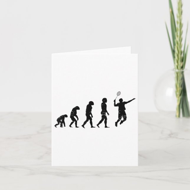 Badmincado Badminton Player Shuttle Karte (Vorderseite)