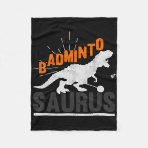 Badminto Saurus Rex Birdie Shuttle Dinosaur Badmin Fleecedecke