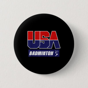 Badminton 2021 USA Button