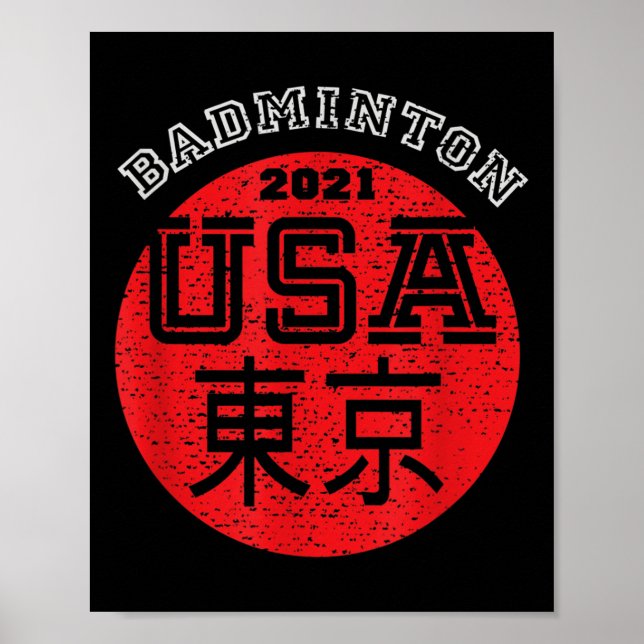 Badminton 2021 USA  Poster (Vorne)